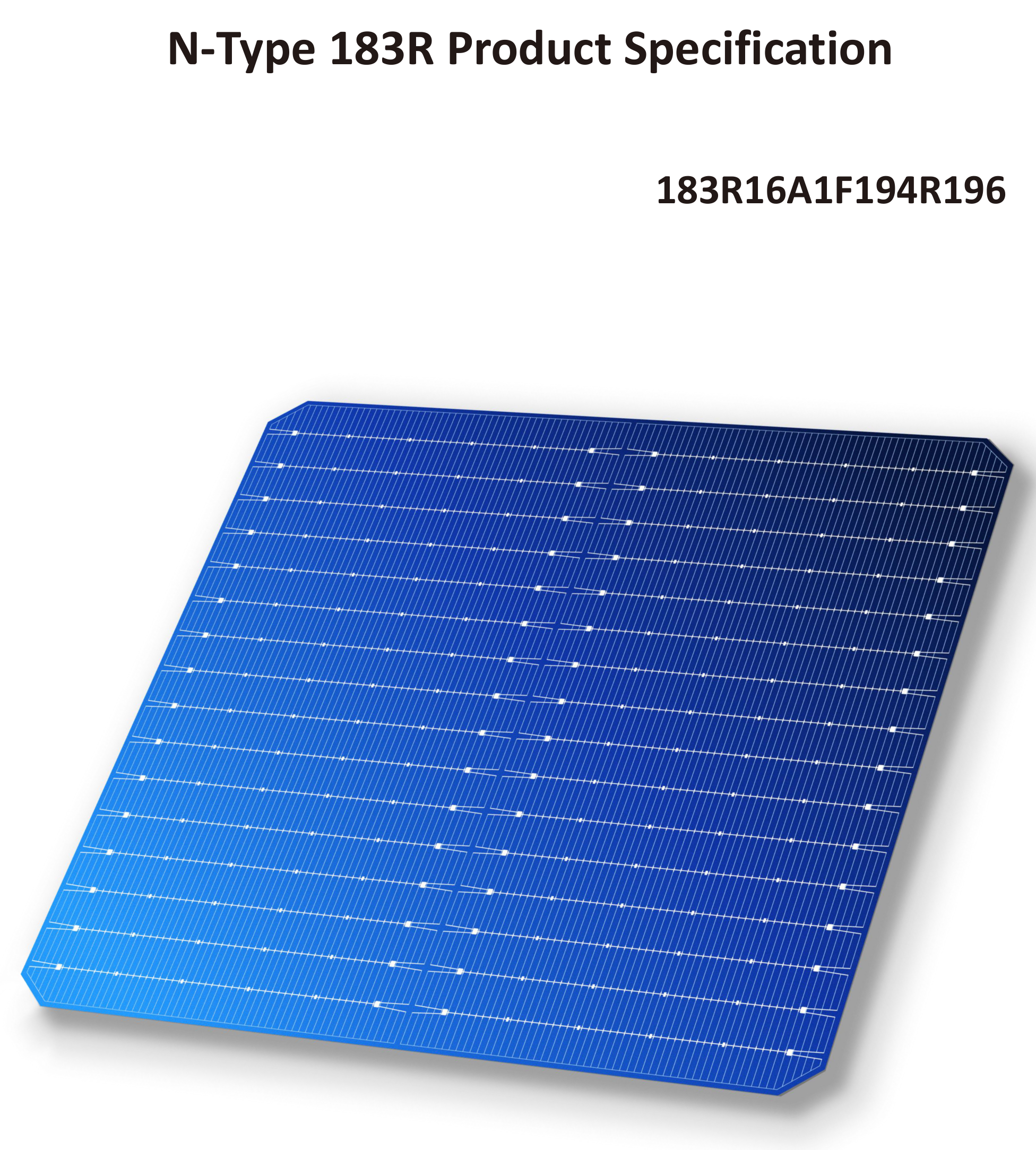 183R N-Type Solar Cell